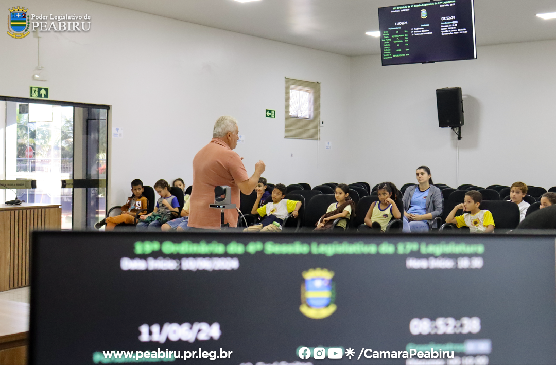 Câmara Municipal de Peabiru Recebe Estudantes do Instituto São José para Visita Educativa