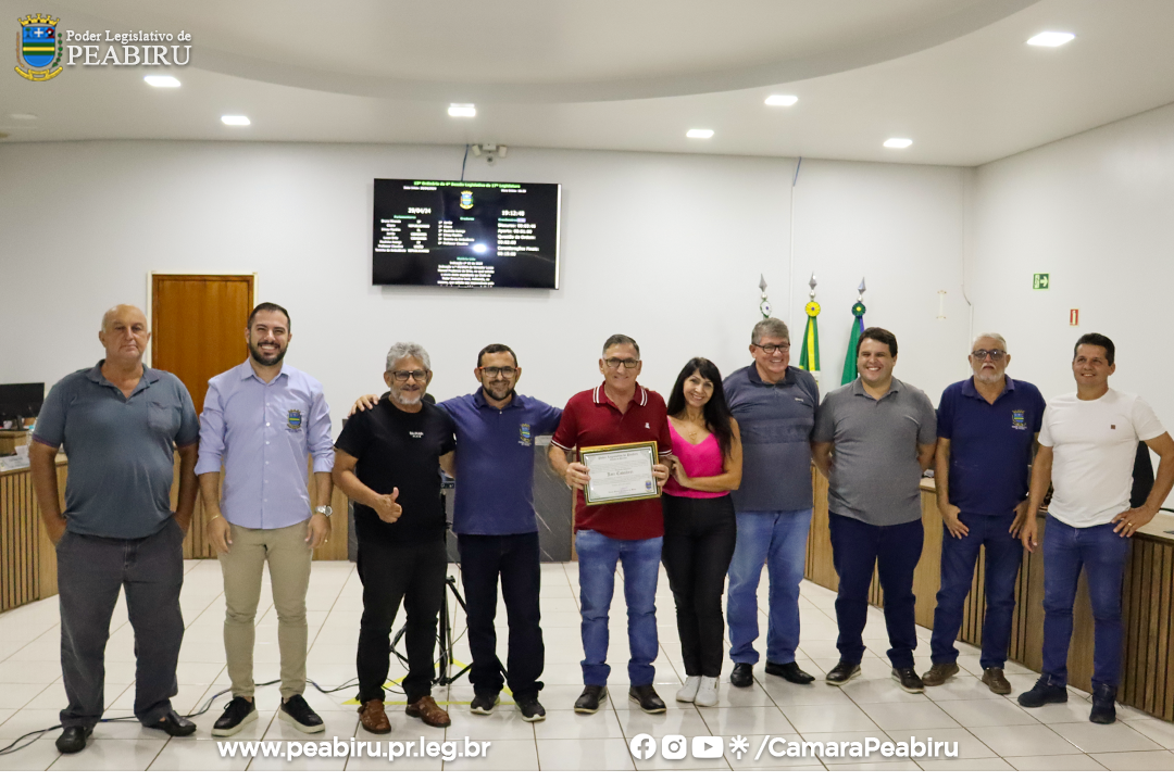 Jair Cavalieri recebe Moção de Aplausos em homenagem à sua aposentadoria