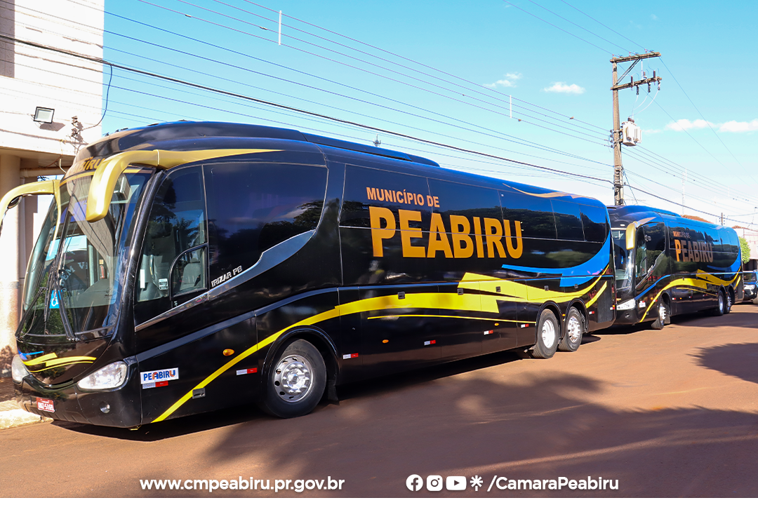 Peabiru Recebe Dois Ônibus para Transporte Universitário